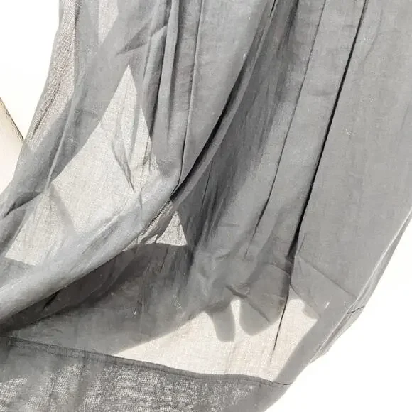 Burberry Dress Shirt Summer Womens Black US 4 Black Midi Knee Length Flare Skirt - Picture 11 of 12